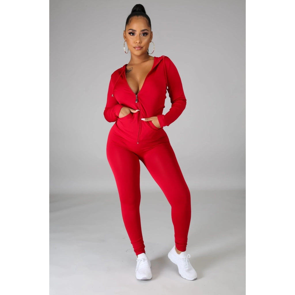 Ola Seamless 2 Piece Set Plus Size Red