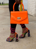 Rella Handbag Neon Orange