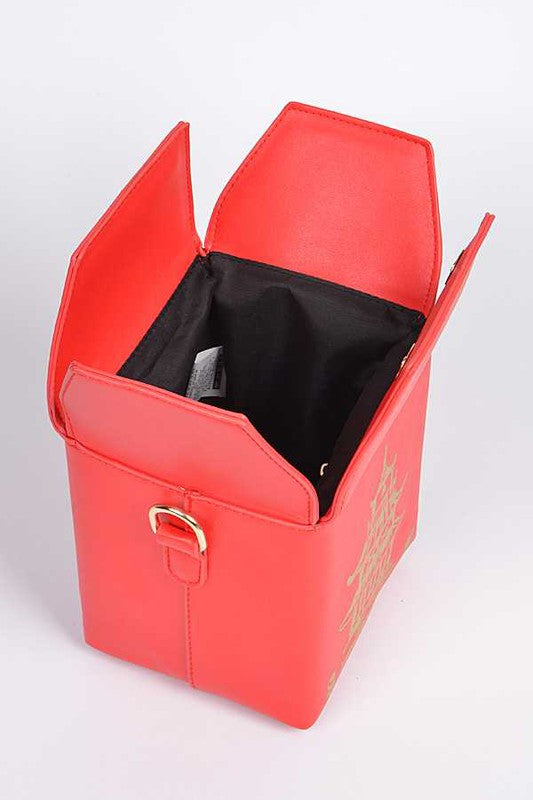 Take Out Box Clutch Black