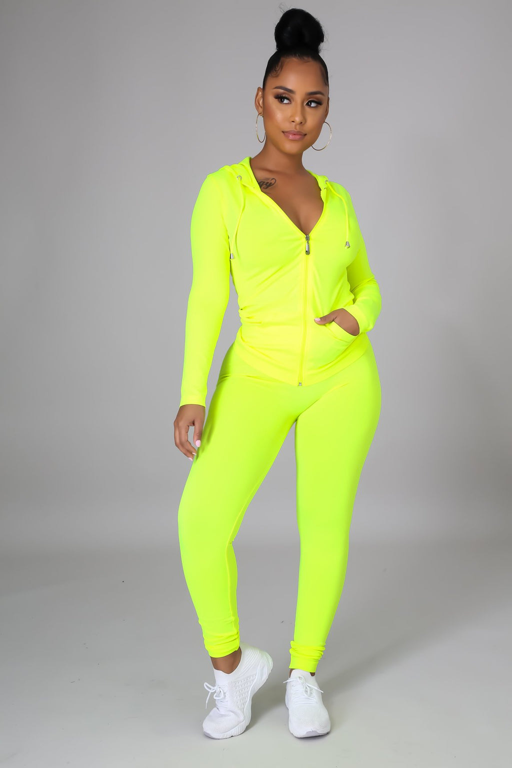 Ola Seamless 2 Piece Set Neon Yellow
