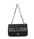Quilted Billion Purse Black