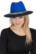 Ombre Fedora Royal Blue
