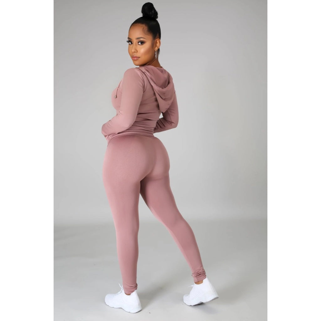 Ola Seamless 2 Piece Set Mauve