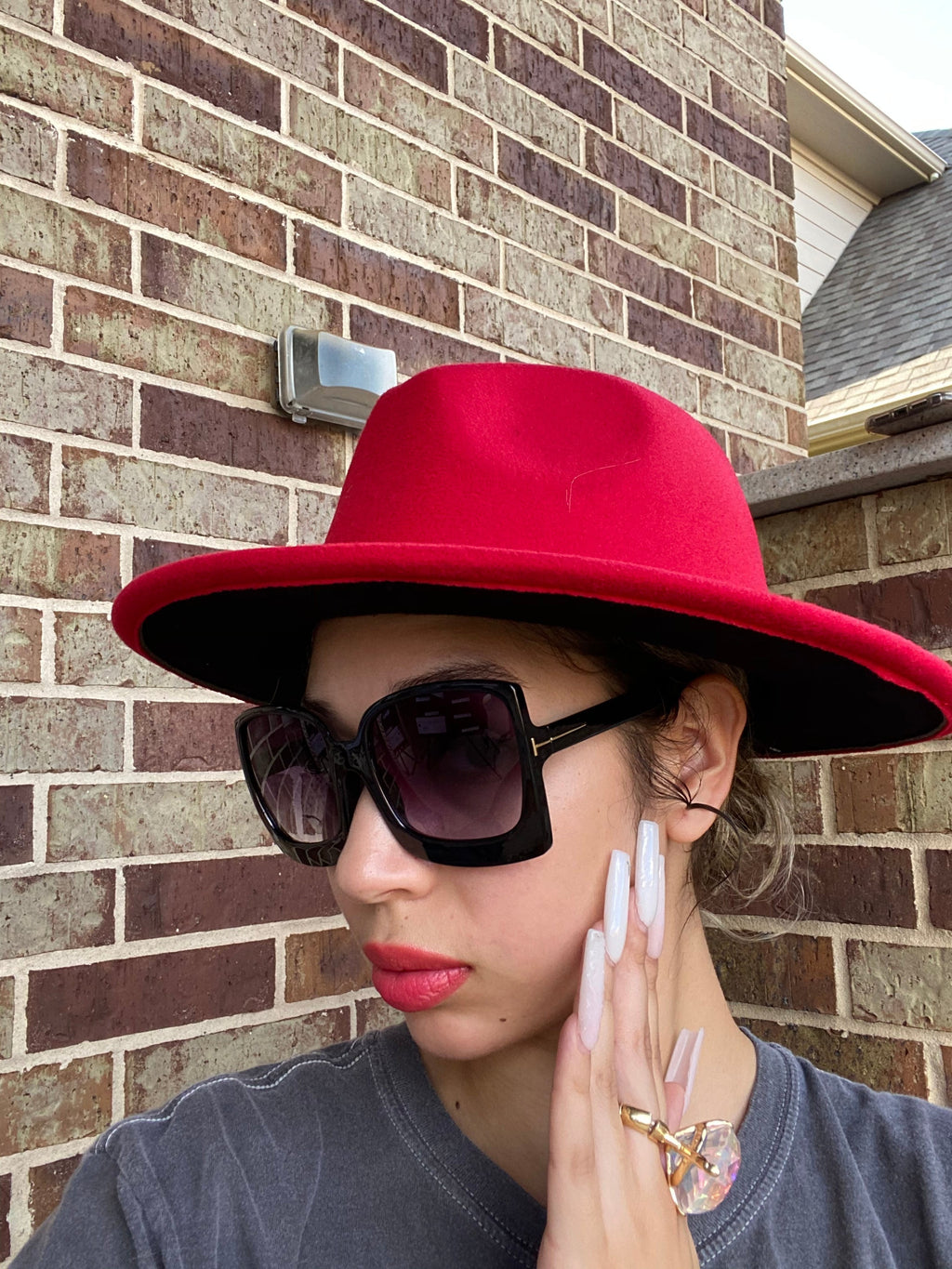 Red Black Fedora