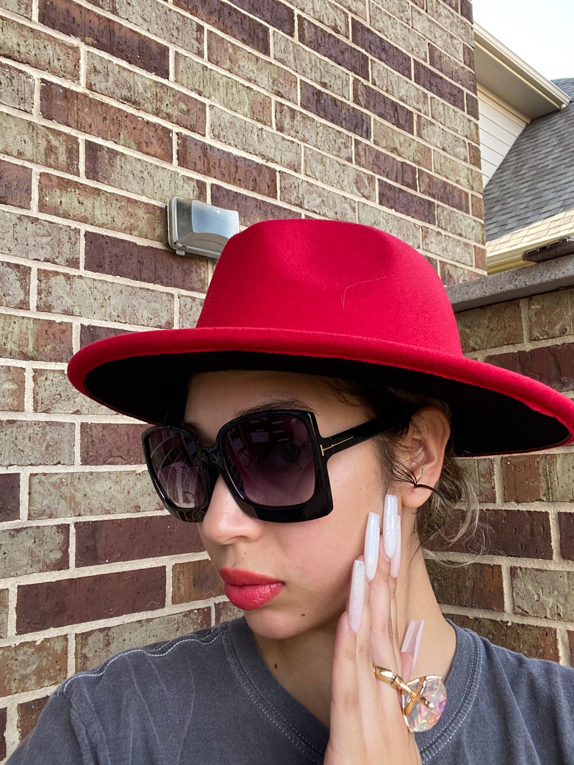Red Black Fedora