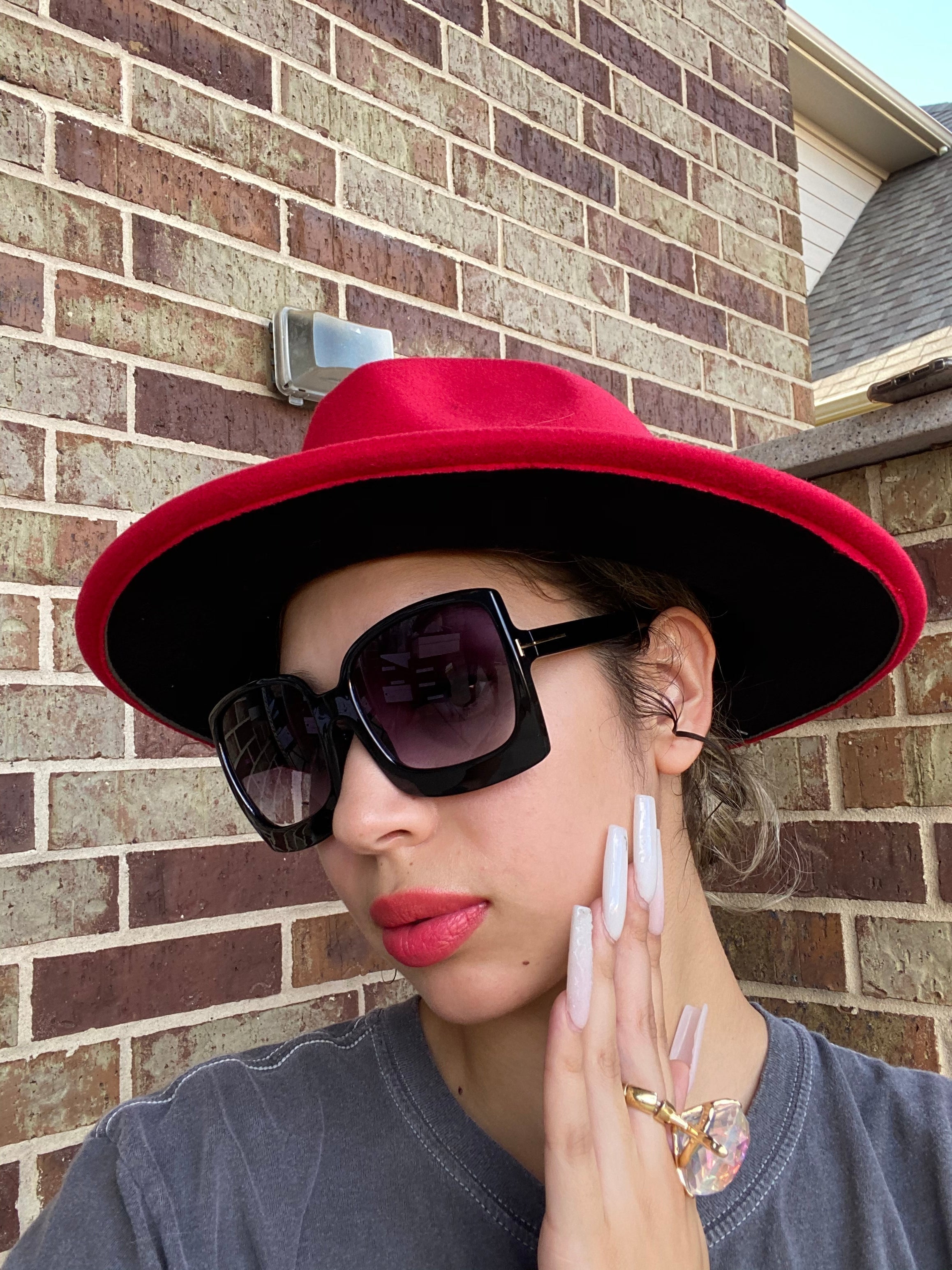 Red Black Fedora