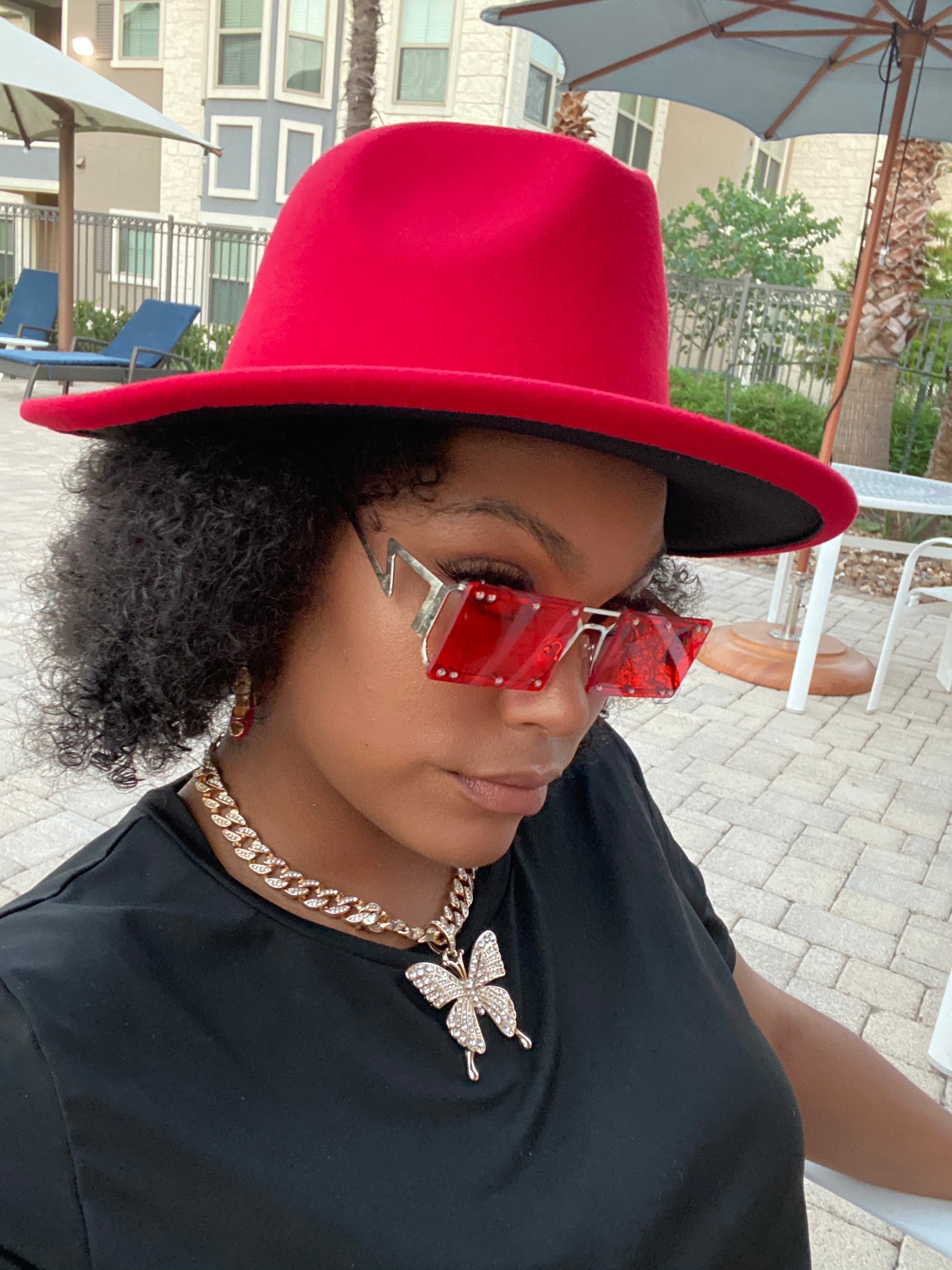 Red Black Fedora