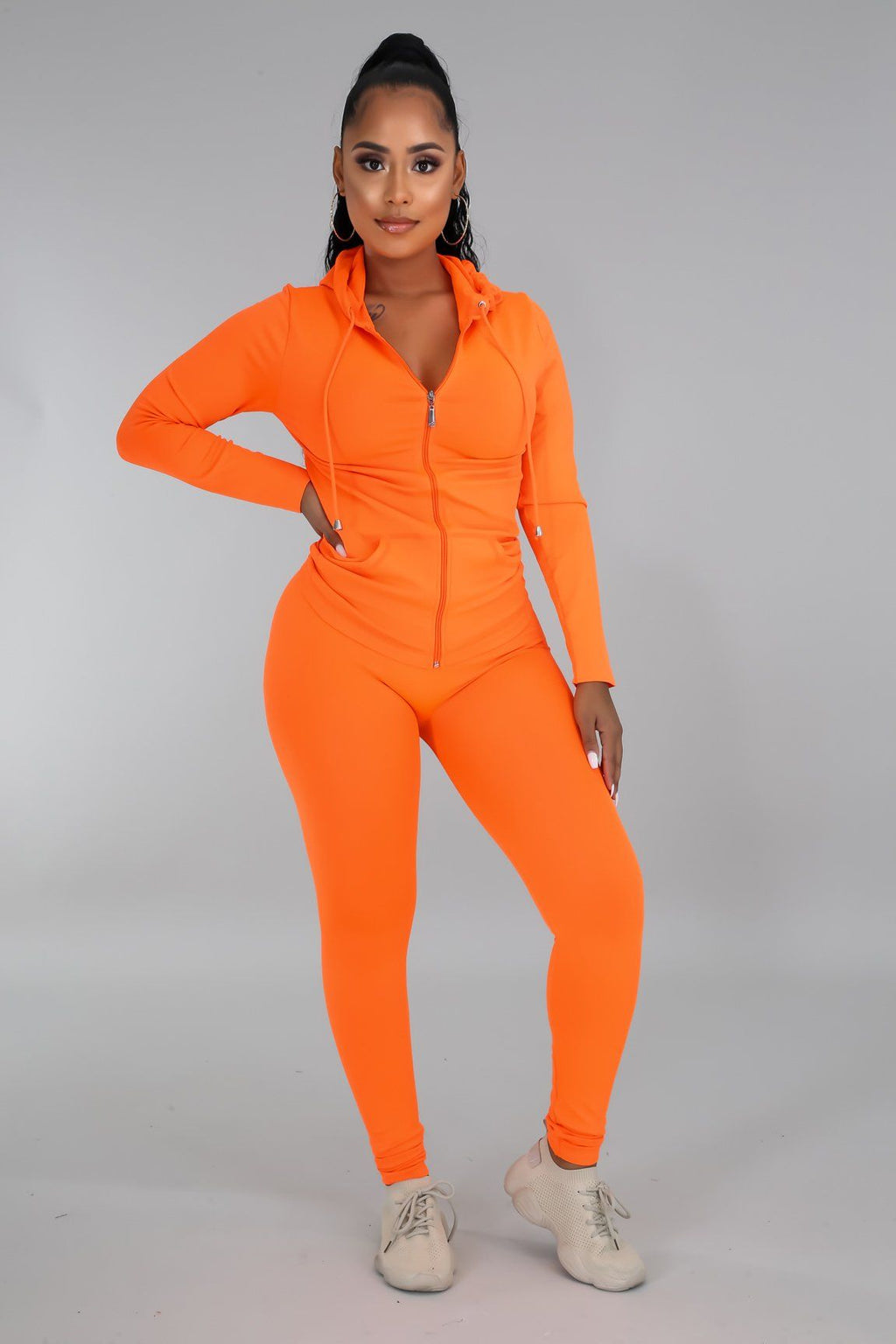 Ola Seamless 2 Piece Set Neon Orange