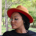 Tan Red Fedora