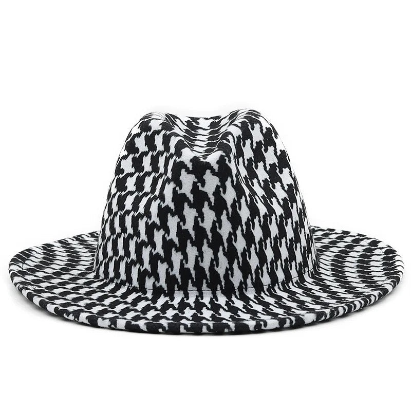 Houndstooth Fedora