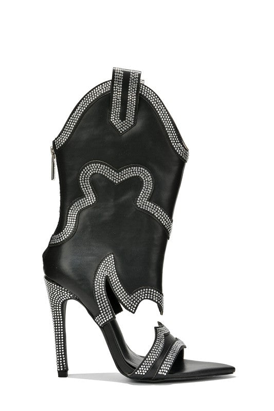 City Cowgirl Boots Black