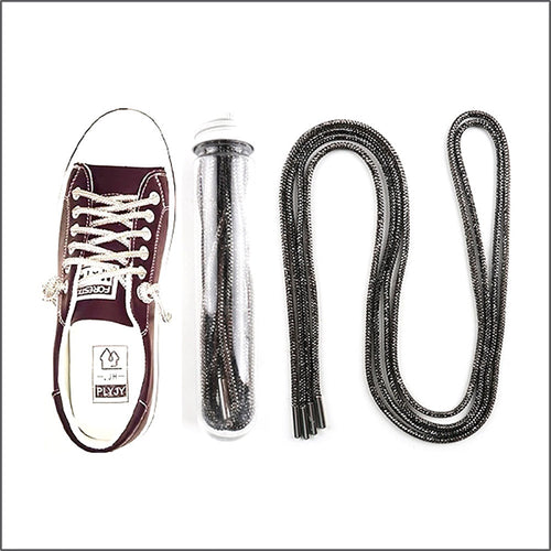 Bling Shoe Lace Hematite