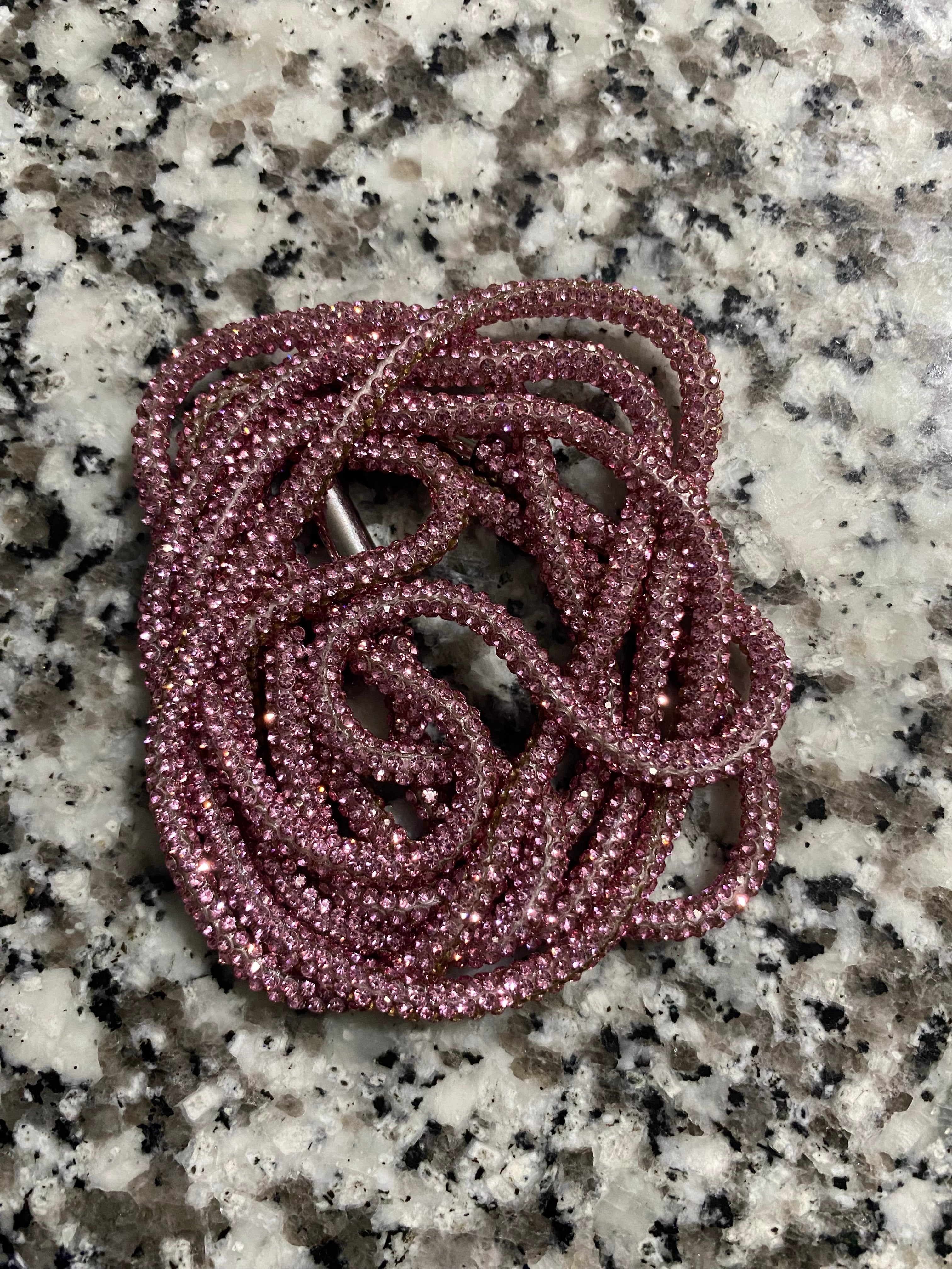 Bling Shoe Lace Pink