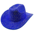 Bling Cowgirl Cowboy Hat Royal Blue