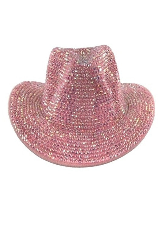 Bling Cowgirl Cowboy Hat Pink