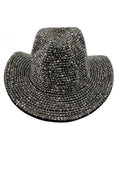 Bling Cowgirl Cowboy Hat Hematite