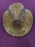 Bling Cowgirl Cowboy Hat Gold