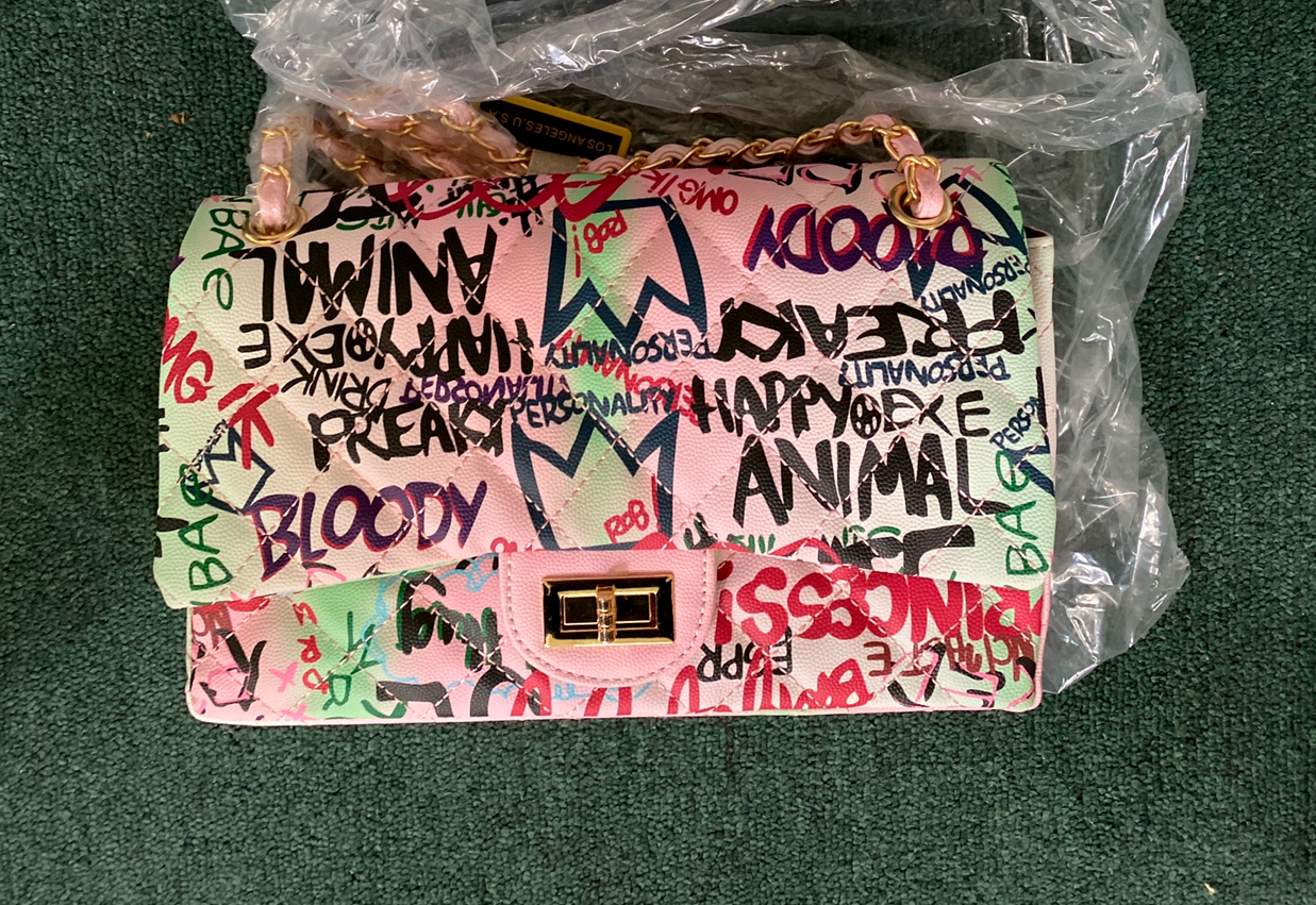 GRAFFITI PINK BAG